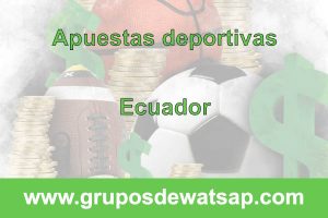 grupo de whatsap apuestas deportivas Ecuador